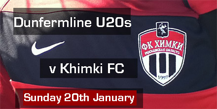 DUNFERMLINE U20s v KHIMKI FC