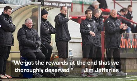 "We got the rewards at the end that we thoroughly deserved." "We got the rewards at the end that we thoroughly deserved."