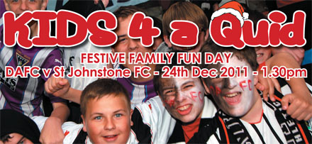 Kids for a Quid on Christmas Eve v St Johnstone Kids for a Quid on Christmas Eve v St Johnstone