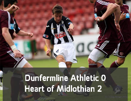Dunfermline 0 Hearts 2 Dunfermline 0 Hearts 2