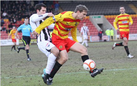 Liam Buchanan v Partick Thistle Liam Buchanan v Partick Thistle