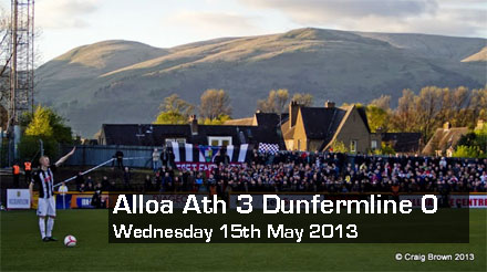 Alloa 3 Dunfermline 0 Alloa 3 Dunfermline 0