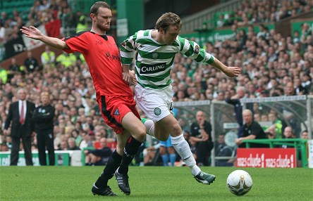 Scott Wilson at Celtic Park