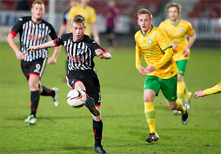 James Thomas v Celtic U20s James Thomas v Celtic U20s