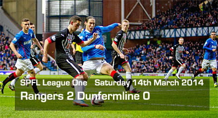 Rangers 2 Dunfermline 0 Rangers 2 Dunfermline 0