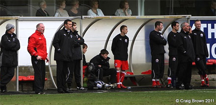 Dug Out v Stirling Albion Dug Out v Stirling Albion