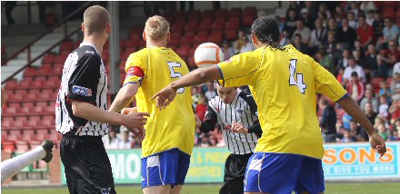Nick Phinn heads in first goal v Morton Nick Phinn heads in first goal v Morton