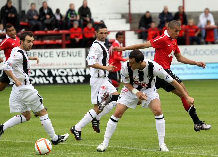 Dunfermline v Man Utd XI Dunfermline v Man Utd XI