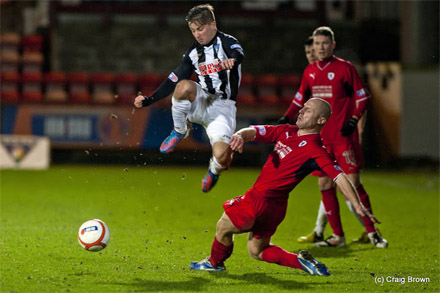 Josh Falkingham v Raith Rovers Josh Falkingham v Raith Rovers