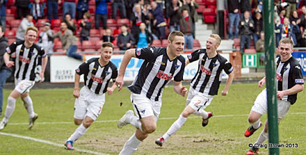 Pars go one up from the penalty spot Pars go one up from the penalty spot