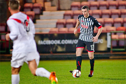 Declan O'Kane v Airdrieonians Declan O'Kane v Airdrieonians