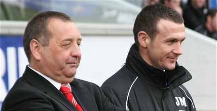 Jimmy Calderwood and Jim McIntyre Jimmy Calderwood and Jim McIntyre