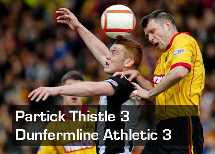 Partick Thistle 3 Dunfermline 3 Partick Thistle 3 Dunfermline 3