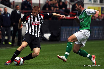 Jason Thomson v Hibs Jason Thomson v Hibs