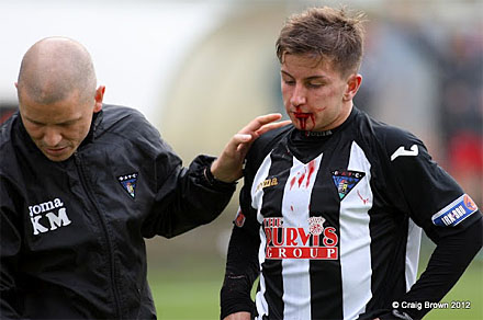 Josh Falkingham v Raith Rovers Josh Falkingham v Raith Rovers