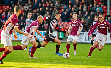 Shaun Byrne surges forward Shaun Byrne surges forward
