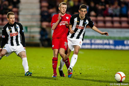 Shaun Byrne v Raith Rovers Shaun Byrne v Raith Rovers