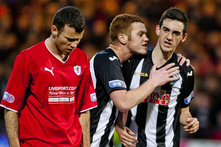 Shaun Byrne v Raith Rovers Shaun Byrne v Raith Rovers