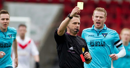 Yellow Card from Crawford Allan Yellow Card from Crawford Allan