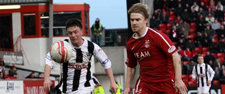 Joe Cardle for Dunfermline v Aberdeen Joe Cardle for Dunfermline v Aberdeen