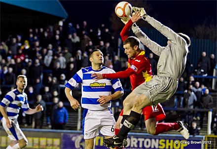 Andy Kirk comes close to an equaliser