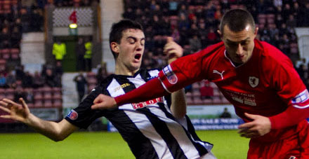 Shaun Byrne v Raith Rovers Shaun Byrne v Raith Rovers