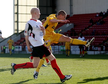 Calum Woods scores v Clyde 21/03/09 Calum Woods scores v Clyde 21/03/09