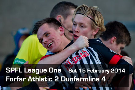 Forfar Athletic 2 Dunfermline 4 Forfar Athletic 2 Dunfermline 4