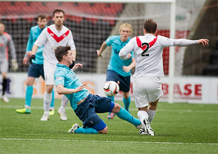 Ross Forbes v Airdrieonians Ross Forbes v Airdrieonians