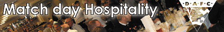 Match day Hospitality banner Match day Hospitality banner