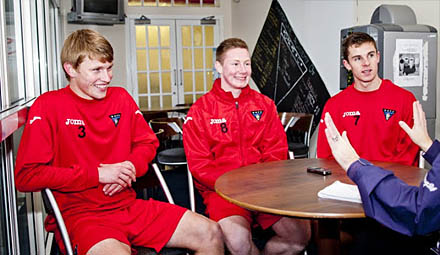 Ross Drummond, Jordan Brown and Scott Mercer Ross Drummond, Jordan Brown and Scott Mercer