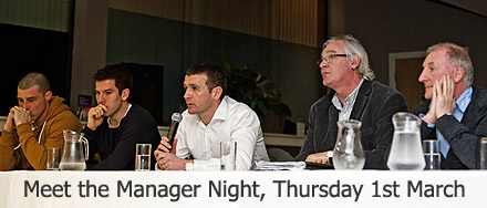MEET THE MANAGER NIGHT MEET THE MANAGER NIGHT