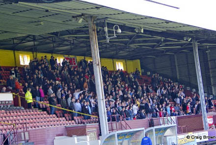 Pars fans at Firhill 27th April 2013 Pars fans at Firhill 27th April 2013