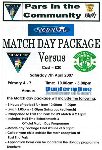 Hibs Match Day Poster Hibs Match Day Poster