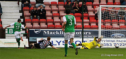 Sproule hits Hibs ahead Sproule hits Hibs ahead
