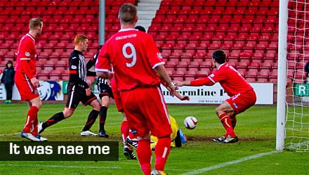 Ryan Thomson not the goalscorer Ryan Thomson not the goalscorer