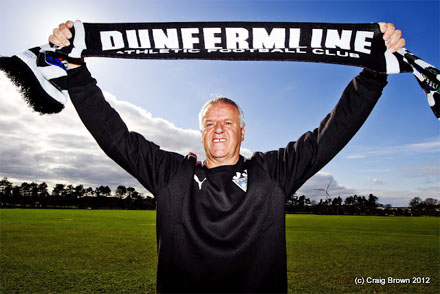 Jim Jefferies arrives at Dunfermline