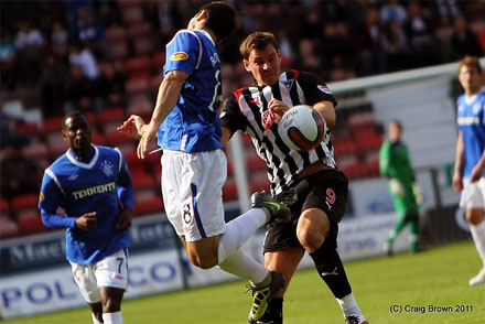 Andy Barrowman v Rangers Andy Barrowman v Rangers