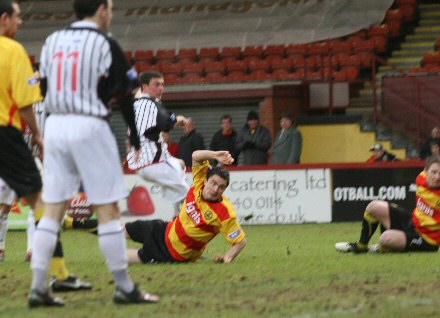 Joe Cardle`s first v Partick Thistle Joe Cardle`s first v Partick Thistle