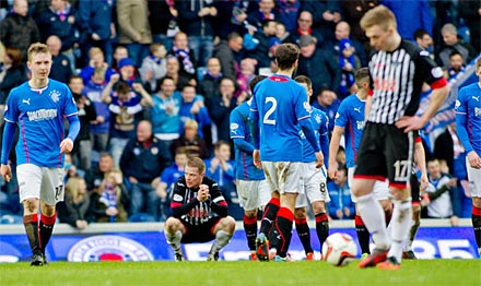 Full Time at Ibrox Full Time at Ibrox