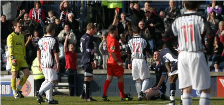 Red Card for Stephen Simmons Red Card for Stephen Simmons
