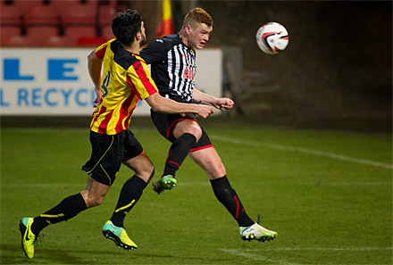 Ryan Thomson v Partick U20s Ryan Thomson v Partick U20s