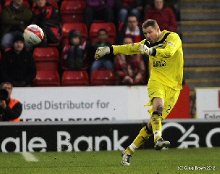 Iain Turner at Pittodrie Iain Turner at Pittodrie