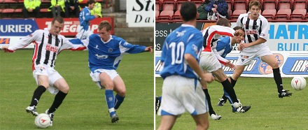 Andy Kirk scores v QOS 09/08/08 Andy Kirk scores v QOS 09/08/08