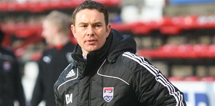 Derek Adams at East End Park 21/02/09 Derek Adams at East End Park 21/02/09