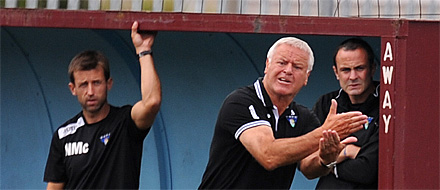 Dug out v Stenhousemuir