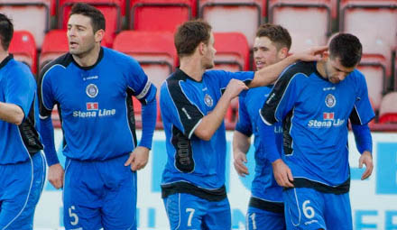 No goal celebration from Steven Bell No goal celebration from Steven Bell