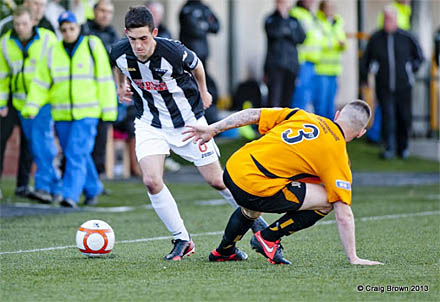 Shaun Byrne v Alloa Athletic Shaun Byrne v Alloa Athletic