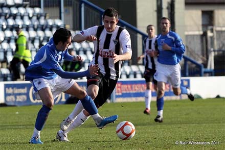 Steven McDougall, QOS v Dunfermline Steven McDougall, QOS v Dunfermline