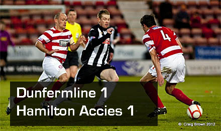 Dunfermline 1 Hamilton Accies 1 Dunfermline 1 Hamilton Accies 1